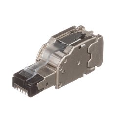 TX6A ™ Korumalı Alan Dönem RJ45 fişi bükülmüş çift kablo 4-çiftinin alan fesih için basit-eklemek takmak. Kategori 6A performansı sağlamak TX6A ™ fiş sistemleri korumalı da Kategori 6 ve 5e ile uyumludur. İki parçalı stra