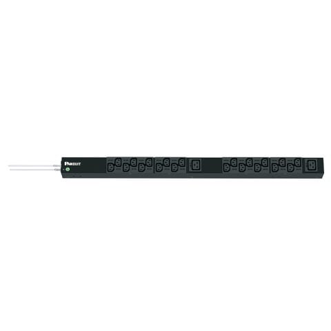 SmartZone ™ G5 Temel PDU - 16A, 230V, dikey tek fazlı PDU (20), C13 (2) C19 kapları, IEC 60.309 2P + E 6h 16A fişli bir 10' (3m) güç kablosu, ve önlemler 32.2'' uzunluk x sahip 2.0 ''G x 2.1'' D (817.9mm x 50.8mm x 53.3mm) CE Uyumlu Renk:.. Siyah