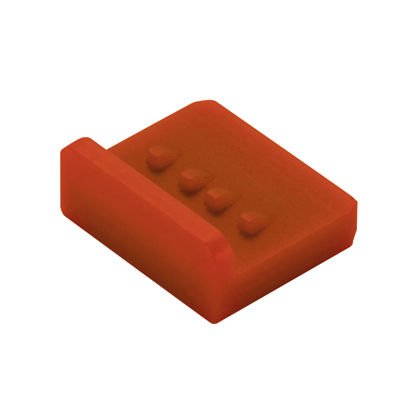 Kalıcı USB tip A blok-out cihaz, 10 cihaz (kırmızı)