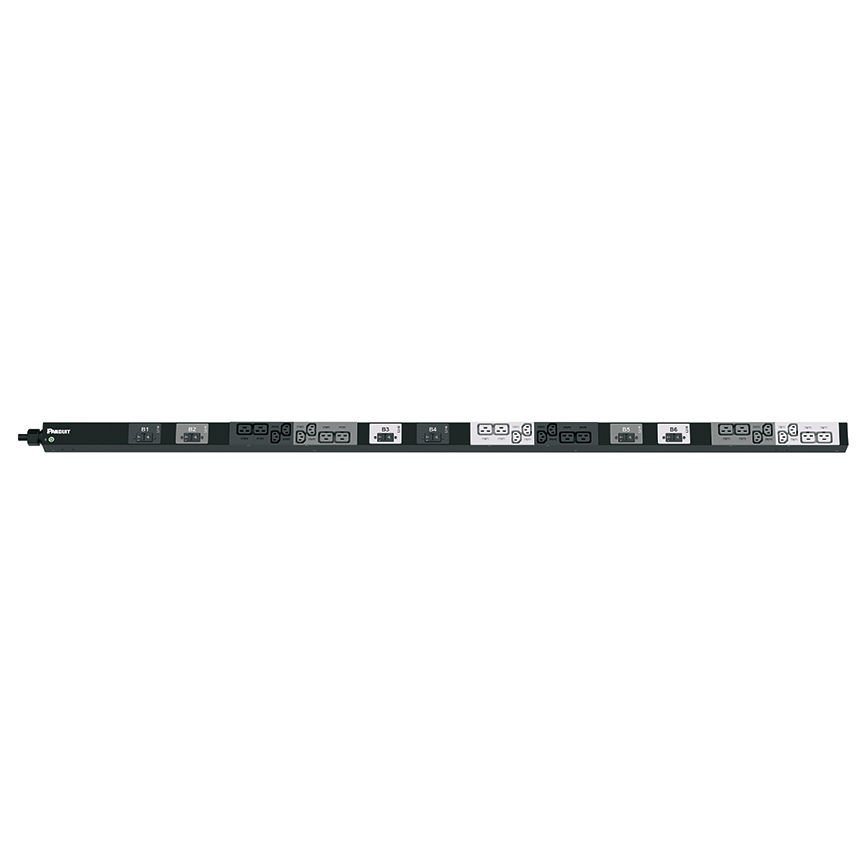 SmartZone ™ G5 Temel PDU - 32A, 415V dikey 3 Faz Wye PDU (12) C13 ve (12) C19 kapları, IEC 60.309 3P + K + E 6h 32A fişli bir 10' (3m) güç kablosu, ve önlemler 68.9 sahiptir ''U x 2.0'' W x 2.1'' D (1750.1mm x 50.8mm x 53.3mm) CE sertifikası ile uyumlu Re