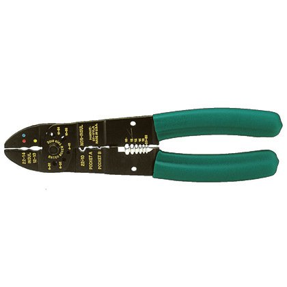 Kıvrımın en 22. Panduit - 10 AWG yalıtımlı ve terminaller, keser ve eklemeler yalıtımsız. Kıvrım 4mm² - 6mm² bakır metrik kulpları. Keser 4., 6., 8. ve 10. vida boyutları. Kesik ve 22. şeritler - 10 AWG tel. ısı Mükemmel all-around uygulama aracı