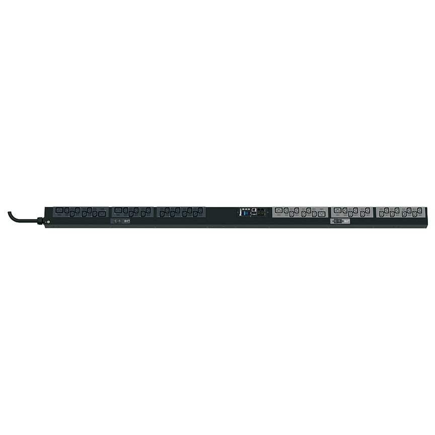 SmartZone ™ G5 (MS Serisi) PDU, 32 tek bir faz, 230V, (38), C13 ve (6) C19 Raf) Kaplar IEC Anahtarlı izlenir 60.309 2P + E 6h 32A fiş ve önlemler 68,898, ''L 2.047 x'', W, 2.1 x ''D (1750.1mm x 50.8mm x 53.3mm) Renk:. Siyah