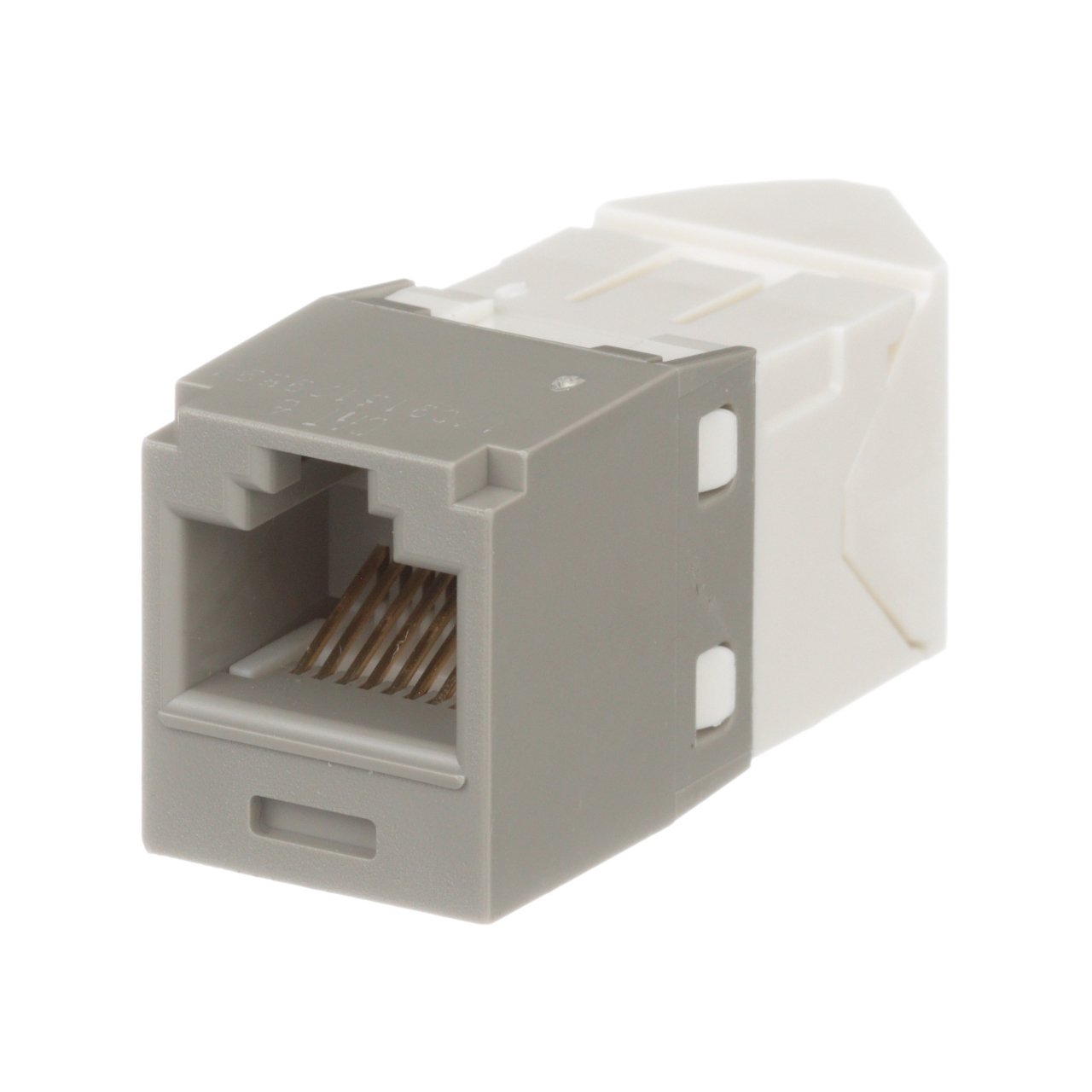 Cat 6 Sol / Sağ 45 Derece Açılı TG Jack Modülü, Uluslararası Gri