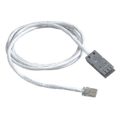 Bir 4 çift GP6 ™ PLUS Bağlayıcı bir RJ45 Pan-Plug® T568A kablolama şeması, 14 ft kablolu.