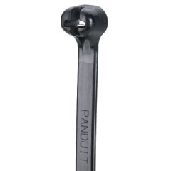 Kubbe-Top® diken ty kablo bağı, ara kesit, 6.1 (155 mm) uzunluğunda, hava şartlarına dayanıklı naylon 6.6, siyah, standart paket.