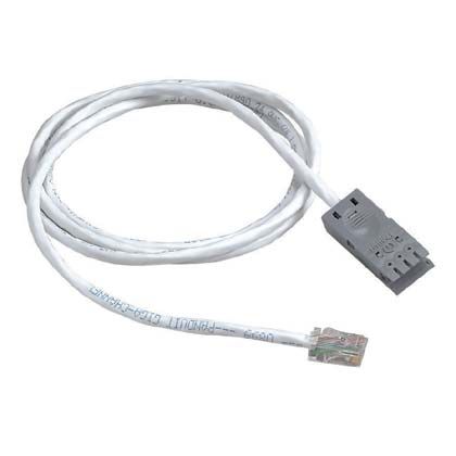 Bir 4 çift GP6 ™ PLUS Bağlayıcı bir RJ45 Pan-Plug® T568A kablolama şeması, 5 ft kablolu.