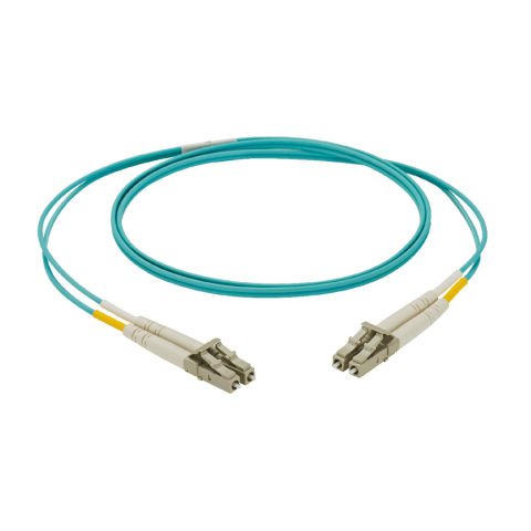 NetKey 2-lif OM4 LC dupleks LC yönlü yama kablosu, sertifikası mevcuttur 2.0 mm ceketli kablo ile alan (yükseltici), 4m.
