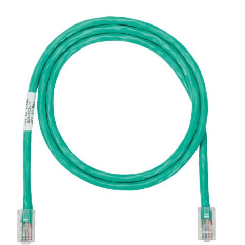 NetKey bakır yama kablosu, kategori 5e, 4 metre, yeşil UTP kablo.