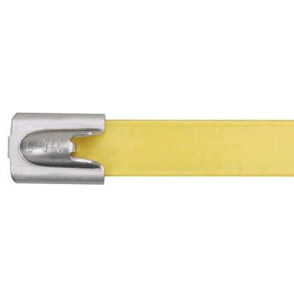 Pan-Steel® Polyester Tam Kaplı Kablo Bağları eşsiz kendinden kilitli kafa tasarımı ile kurulumu hızlandırmak olduğunu kravat herhangi bir bölümüne kilitler. Ayrıca, 316 paslanmaz çelik sarılır UV-dirençli, halojen içermeyen, düşük duman polyester işçi güv