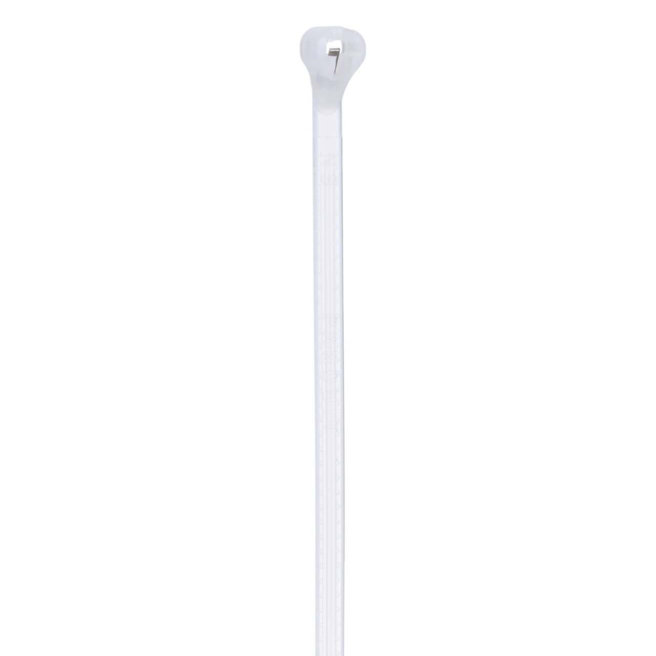 Kubbe-Top® diken ty kablo bağı, minyatür kesiti, 4.0 (102mm) uzunluğu, naylon 6.6, doğal, dökme paketi.