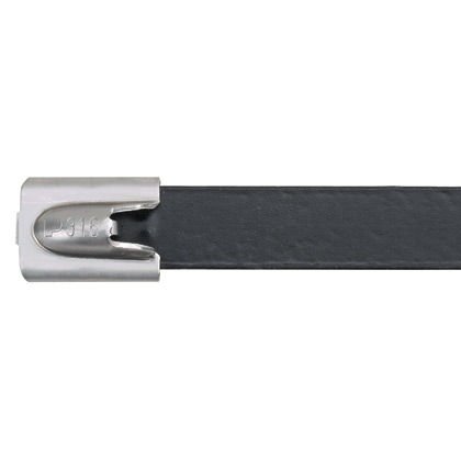 Pan-Steel® Polyester Tam Kaplı Kablo Bağları eşsiz kendinden kilitli kafa tasarımı ile kurulumu hızlandırmak olduğunu kravat herhangi bir bölümüne kilitler. Ayrıca, 316 paslanmaz çelik sarılır UV-dirençli, halojen içermeyen, düşük duman polyester işçi güv