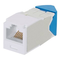 Kategori 6A, 45 derece sola / sağa açılı RJ45, 8-konumunda, 8 telli genel modülü, beyaz, dökme paketi 24 adet, TGSJT sonlandırma aracı içerir.