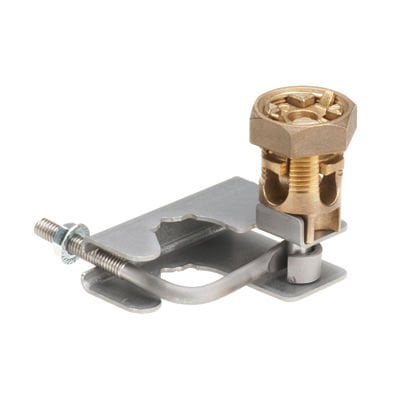 Erişim zemin 3/4'' için topraklama kelepçesi ve 7/8'' yuvarlak kaideleri.