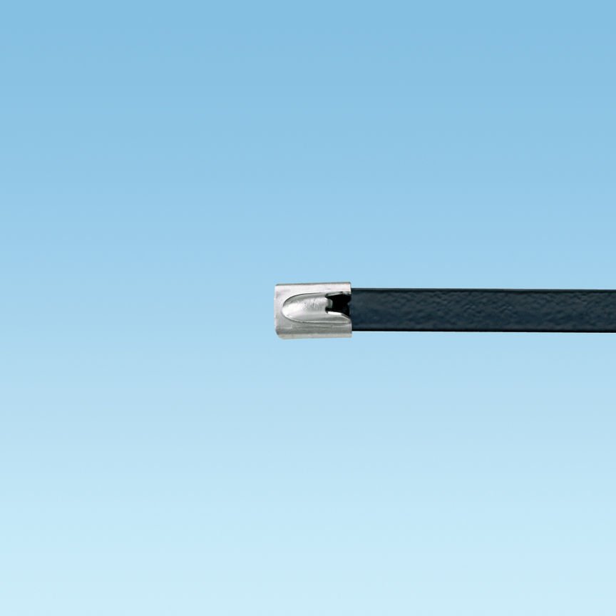 Pan-Steel® Polyester Tam Kaplı Kablo Bağları eşsiz kendinden kilitli kafa tasarımı ile kurulumu hızlandırmak olduğunu kravat herhangi bir bölümüne kilitler. Ayrıca, 316 paslanmaz çelik sarılır UV-dirençli, halojen içermeyen, düşük duman polyester işçi güv