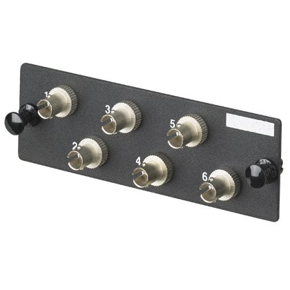 ST FAP fosfor bronz bölünmüş kollu altı ST simpleks modlu fiber optik adaptörler ile yüklü.