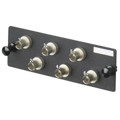 ST FAP fosfor bronz bölünmüş kollu altı ST simpleks modlu fiber optik adaptörler ile yüklü.