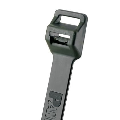 Tüm-Ty® bağlama bağlantı, çok ağır bir enine kesit, 40.1 (1019mm) uzunluk, hava şartlarına dayanıklı naylon 6.6, siyah, standart paket.