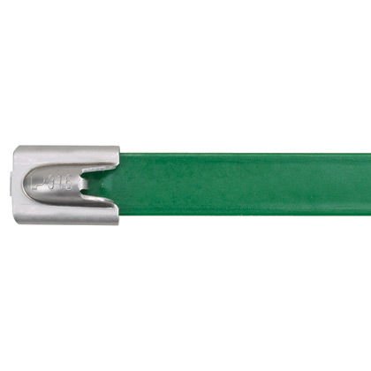 Pan-Steel® Polyester Tam Kaplı Kablo Bağları eşsiz kendinden kilitli kafa tasarımı ile kurulumu hızlandırmak olduğunu kravat herhangi bir bölümüne kilitler. Ayrıca, 316 paslanmaz çelik sarılır UV-dirençli, halojen içermeyen, düşük duman polyester işçi güv