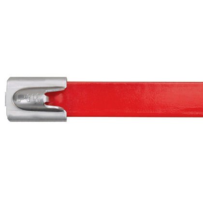Pan-Steel® Polyester Tam Kaplı Kablo Bağları eşsiz kendinden kilitli kafa tasarımı ile kurulumu hızlandırmak olduğunu kravat herhangi bir bölümüne kilitler. Ayrıca, 316 paslanmaz çelik sarılır UV-dirençli, halojen içermeyen, düşük duman polyester işçi güv