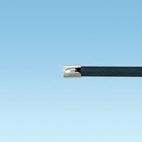 Pan-Steel® Polyester Tam Kaplı Kablo Bağları eşsiz kendinden kilitli kafa tasarımı ile kurulumu hızlandırmak olduğunu kravat herhangi bir bölümüne kilitler. Ayrıca, 316 paslanmaz çelik sarılır UV-dirençli, halojen içermeyen, düşük duman polyester işçi güv
