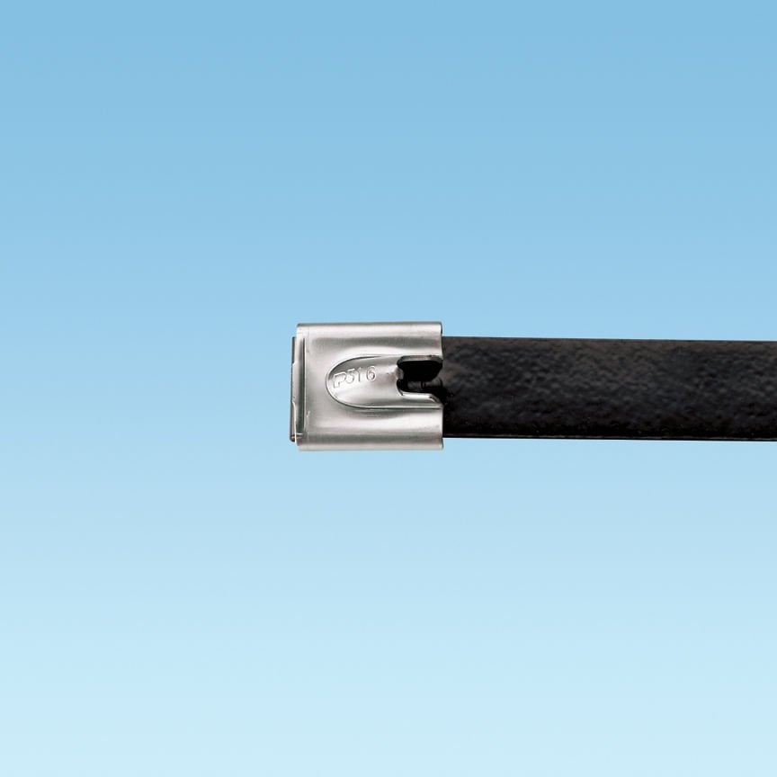 Pan-Steel® Polyester Tam Kaplı Kablo Bağları eşsiz kendinden kilitli kafa tasarımı ile kurulumu hızlandırmak olduğunu kravat herhangi bir bölümüne kilitler. Ayrıca, 316 paslanmaz çelik sarılır UV-dirençli, halojen içermeyen, düşük duman polyester işçi güv