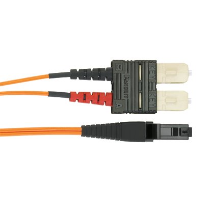 62.5 / 125 | mm - kadın MT-RJ-modlu çift yönlü LSZH ara kablosu SC, 1.8 mm kablo (bir ucunda ve diğer ucunda bir dişi MT-RJ konektörü üzerinde bir çift yönlü SC konnektörü) gömlekli.