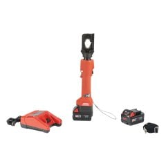 Die tip 6 ton in-line sıkma aracı, 18V lityum iyon pil, 230 VAC şarj desteklenmektedir; Çene açma: 1.8'' (45.7mm) Ağırlık: 7.15 lbs (3.2 kg), bir batarya ile Uzunluk:. 19.5'' (495.3mm); Yükseklik: 4.5'' (114.3mm) En: 2.88'' (73mm).
