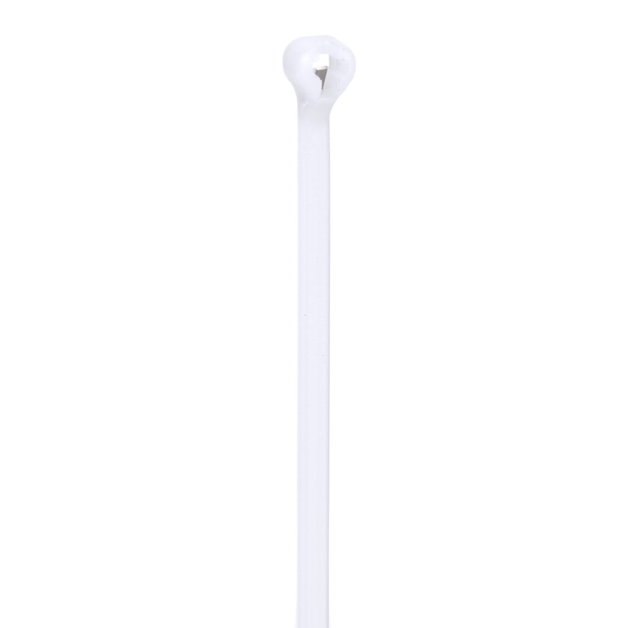 Kubbe-Top® diken ty kablo bağı, minyatür kesiti, 7.9 (201mm) uzunluğu, naylon 6.6, doğal, standart paket.