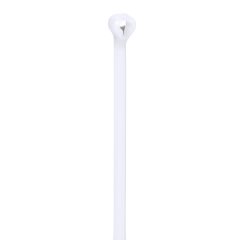 Kubbe-Top® diken ty kablo bağı, minyatür kesiti, 7.9 (201mm) uzunluğu, naylon 6.6, doğal, standart paket.