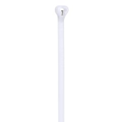 Kubbe-Top® diken ty kablo bağı, minyatür kesiti, 7.9 (201mm) uzunluğu, naylon 6.6, doğal, dökme paketi.
