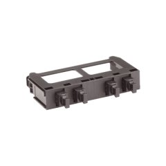 QuickNet ™ Fiber Optik Göç Adaptör Paneli - 4 MPO tuşu yukarı / anahtar aşağı adaptörler.