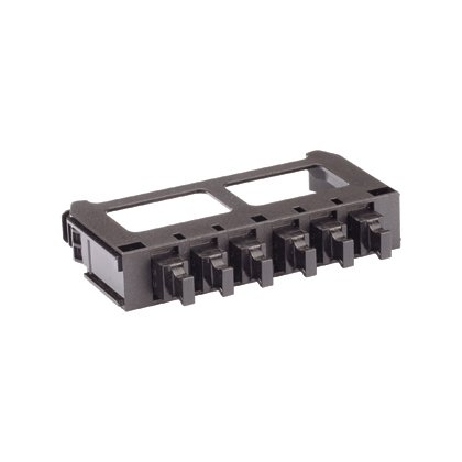 QuickNet ™ Fiber Optik Göç Adaptörü paneli - 6 MPO tuşu yukarı / anahtar adaptörler