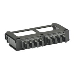 QuickNet ™ Fiber Optik Göç Adaptör paneli - 8 MPO tuşu yukarı / anahtar adaptörler