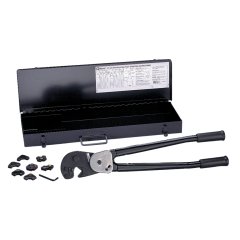 Üç dies.Includes ile temel araç kiti: AWG 8. yüklemek için • Üç kalıplar (CD-720-3 ile CD-720-1) - 250 kcmil bakır sıkıştırma konektörler • / depolama Taşıma çantası (Cı-720)