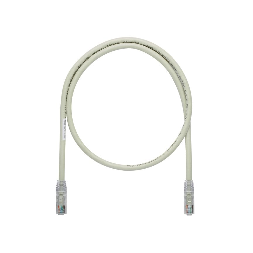 Kategori 6A (SD), her iki ucunda TX6 ™ PLUS Modüler Fişler, 25 metre ile 10 Gb / s UTP ara kablosu.