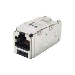 Mini-Com Modülü, Cat 5e, Ekranlı, 8 pos 8 tel, Evrensel, (BL) Konut, TG Stil