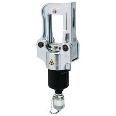 12 tonluk 3'ü 1 arada hidrolik, Sıkma, Kesme ve Delme Evrensel Sıkma başlığı. Panduit bakır sıkıştırma pabuçları ve ekleri: 8 AWG - 750 kcmil bakır Kod, 8 AWG - 535 kcmil bakır esnek, metrik 10 mm2 - 400 mm2 Sınıf 2r ve 10mm2 - 300mm2 Sınıf 5f ve 6f, 6 AW