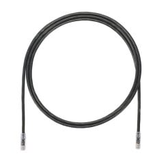 Kategori 6A, her iki ucunda TX6A ™ 10Gig ™ Modüler Fişler, Black, 8.2 metre ile 10 Gb / s UTP ara kablosu.