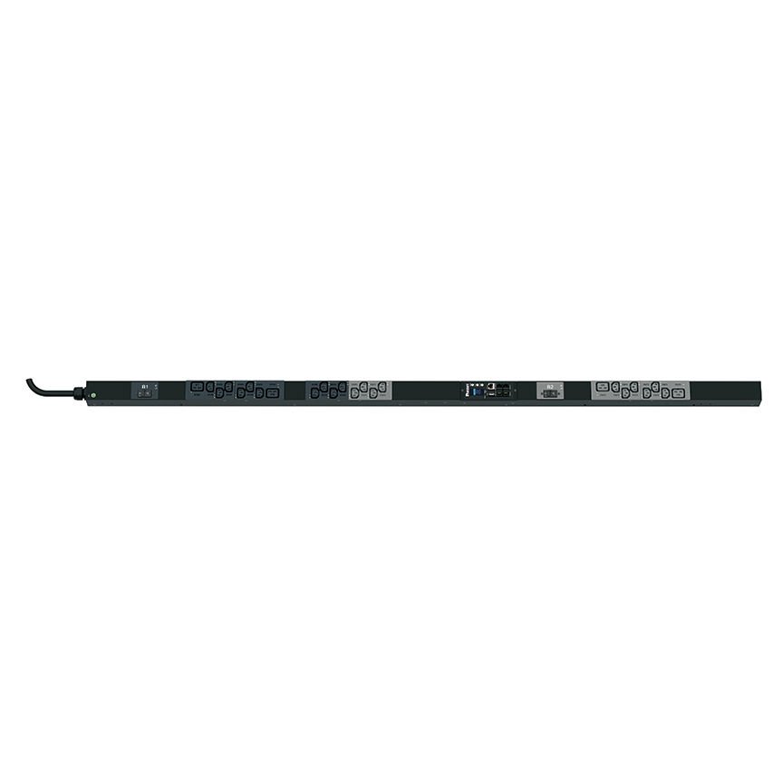 SmartZone ™ G5 (MS Serisi) PDU, 32 tek bir faz, 230V, (20), C13 ve (4) C19 Raf) Kaplar IEC Anahtarlı izlenir 60.309 2P + E 6h 32A fiş ve önlemler 68,898, ''L 2.047 x'', W, 2.1 x ''D (1750.1mm x 50.8mm x 53.3mm) Renk:. Siyah