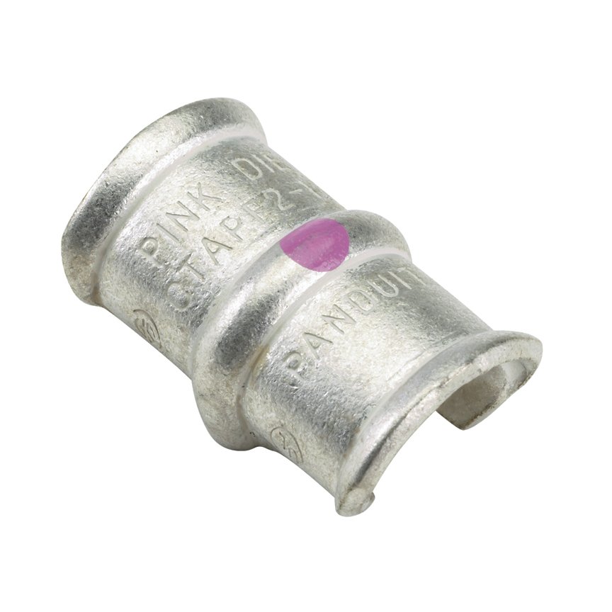 C-Tipi Bakır İnce Duvar Sıkıştırma dokunun, Tip CTAPF-TP, 1 7/8'' Tel Şerit Uzunluğu, 2/0 AWG - # 12 AWG.