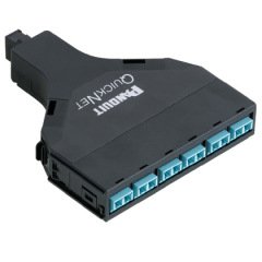 8-elyaf QuickNet SFQ kaseti, dört LC dubleks adaptörler MTP OM4 (50/125 | mm), optimize