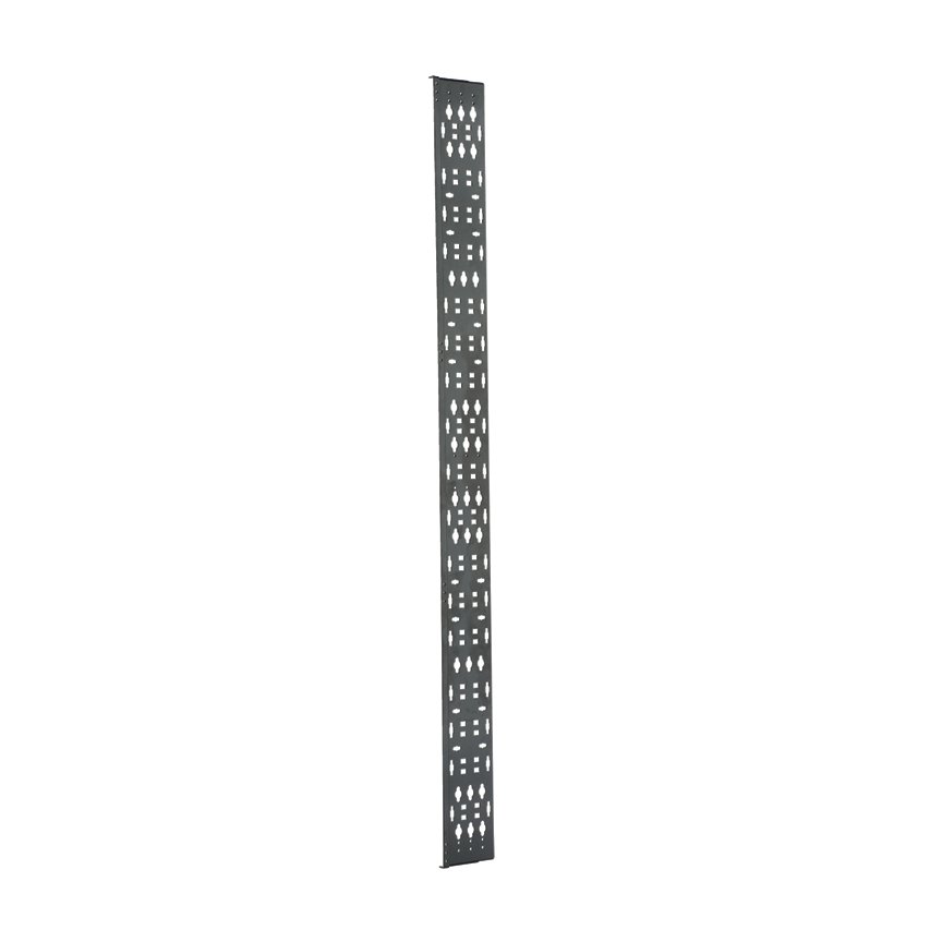 Kombinasyon PDU / kablo yönetim aparatı, 152 mm (6) 51 RU kabinin içinden 42 RU geniş tam uzunluklu. Siyah renk