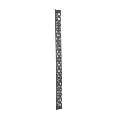Kombinasyon PDU / kablo yönetim aparatı, 152 mm (6) 51 RU kabinin içinden 42 RU geniş tam uzunluklu. Siyah renk