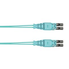 2 lif OM4 yama kablosu, LC itme çekme, 16 mm ceket LC itme çekme, düşük duman sıfır halojen (LSZH) alan, ultra IL 11m