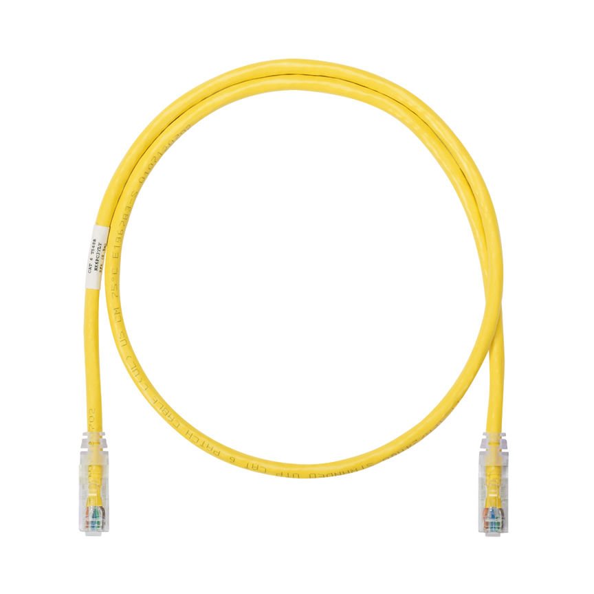NetKey bakır ara kablosu, kategori 6A, CM / LSZH, 11 ft. Sarı UTP kablosu.