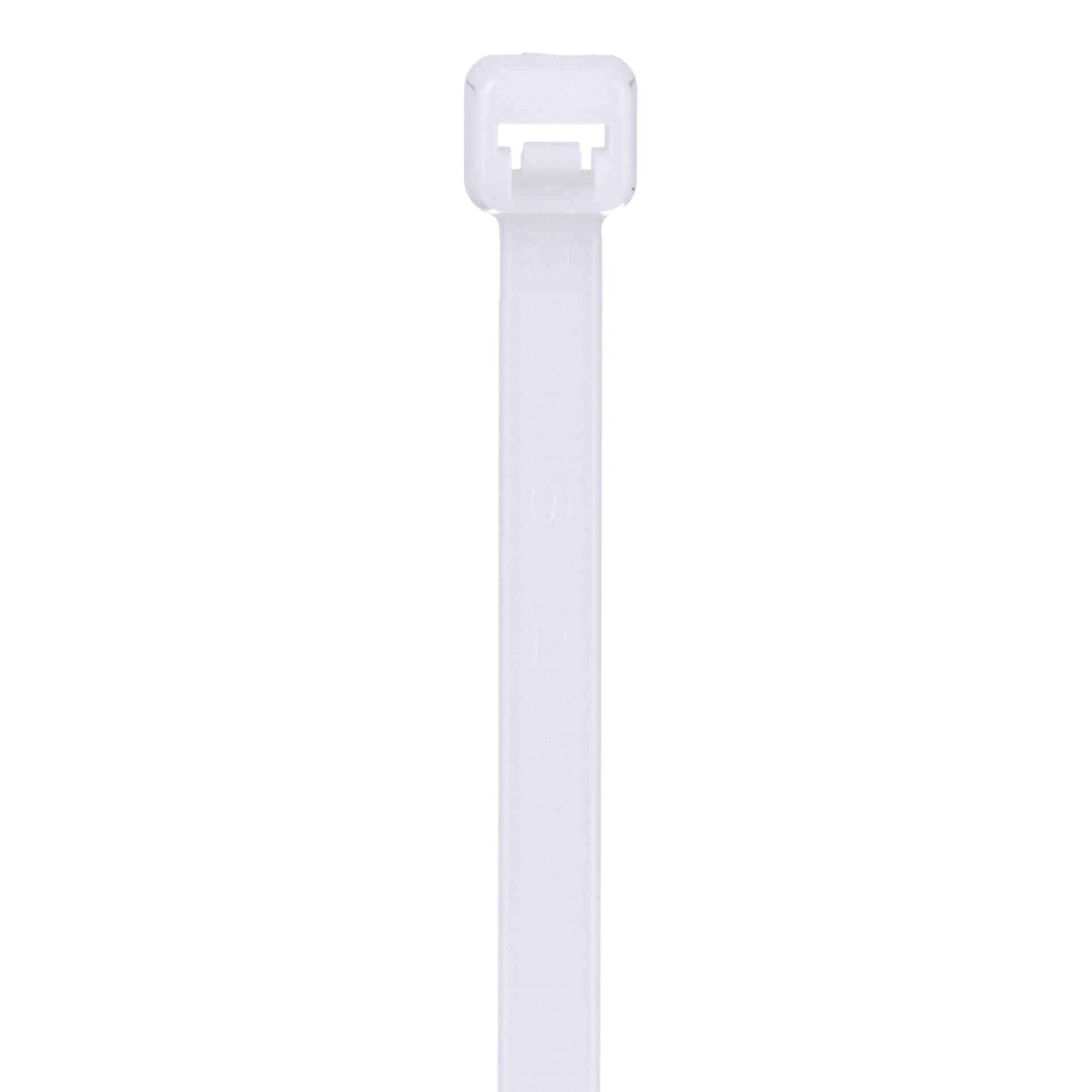 Tüm-Ty® kilitleme bağlantı, standart kesiti, 4.8 (122mm) uzunluğu, naylon 6.6, doğal, standart paket.