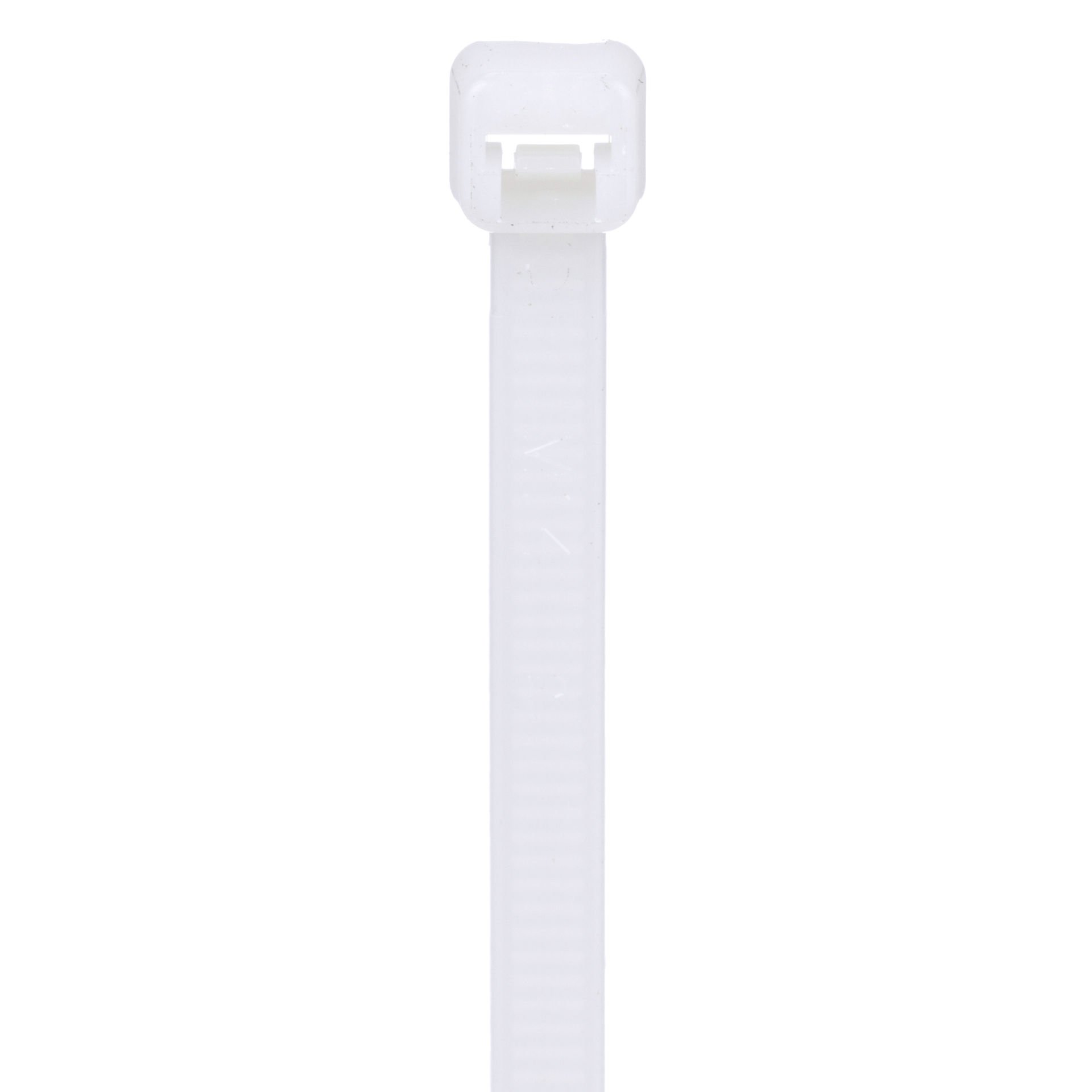 Tüm-Ty® kilitleme bağlantı, standart kesiti, 4.8 (122mm) uzunluğu, naylon 6.6, doğal, dökme paketi.