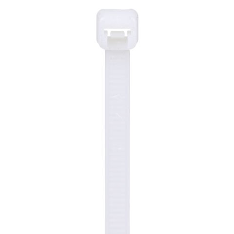 Tüm-Ty® kilitleme bağlantı, standart kesiti, 4.8 (122mm) uzunluğu, naylon 6.6, doğal, dökme paketi.