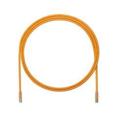 Kategori 6A, her iki ucunda TX6A ™ 10Gig ™ Modüler Fişler, Orange, 2 metre ile 10 Gb / s UTP ara kablosu.