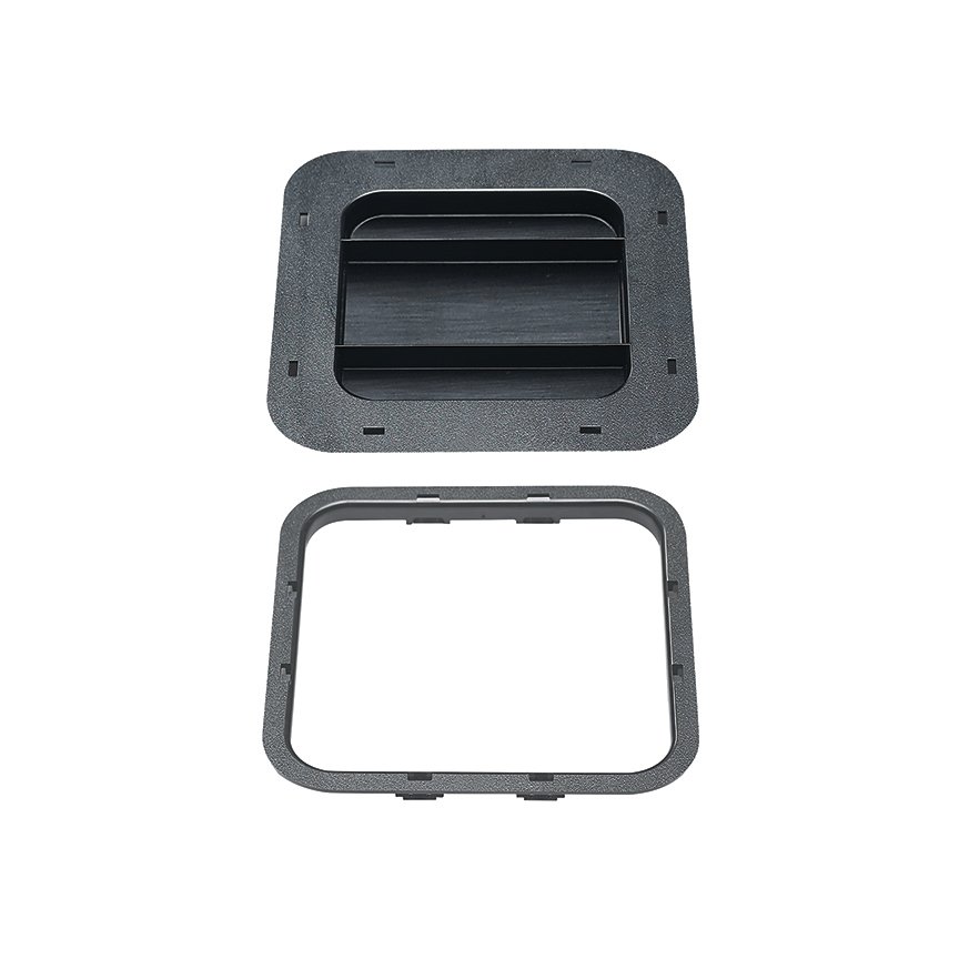 6.5'' x 6.5'' kabine üst açıklıkları kapatmak mühür için kullanılır. Net-Erişim ™ Dolaplar ile kullanım içindir. Siyah renk